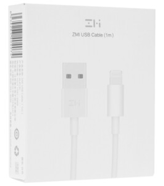 Кабель USB/Lightning Cable ZMI AL813C белый 100 см (ZMKAL813CCWH)