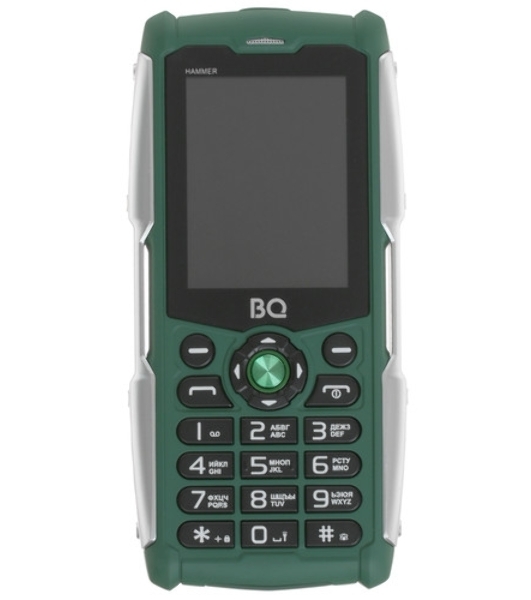 Мобильный телефон BQ 2449 Hammer зеленый
