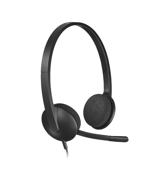 Гарнитура Logitech H340 чёрный, проводная, USB