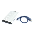 Бокс для жесткого диска 2,5' алюминиевый USB 3.0 DM-2501, фото 1