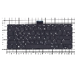 Клавиатура для ноутбука HP Pavilion x360 11-K черная без рамки горизонтальный Enter, фото2