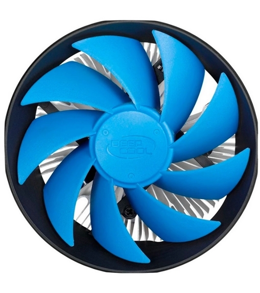 Кулер для процессора DEEPCOOL GAMMA ARCHER V2 синий, 120 мм, алюминий, 1600 об/мин, 26.1 дБ, 3 pin, 95 Вт, 65.5 мм