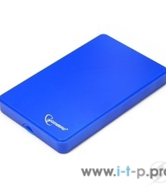 Контейнер для HDD Gembird EE2-U2S-40P-B Внешний корпус 2.5' EE2-U2S-40P-B, синий, USB 2.0, SATA, пластик