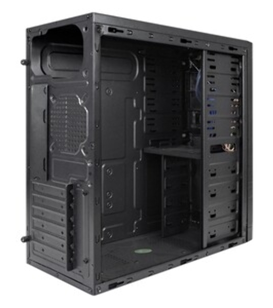 Компьютерный корпус Miditower ExeGate XP-330U-UNS350 (ATX, БП UNS350 с вент. 12см, 2*USB/2*USB 3.0, аудио, черный)