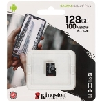 Флеш карта microSDXC 128Gb Kingston SDCS3/128Gb Canvas Select Plus + adapter, фото3