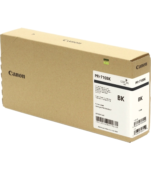 Картридж струйный Canon PFI-710 BK 2354C001 черный (700 мл) для Canon TX-2000/TX-3000/TX-4000