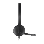 Гарнитура Logitech H340 чёрный, проводная, USB, фото8