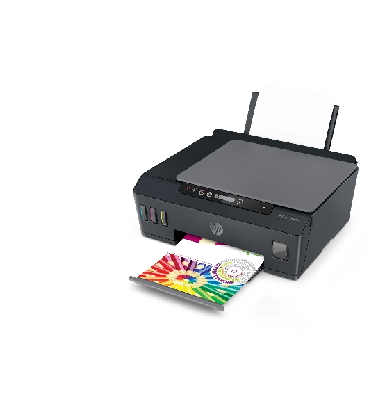 МФУ струйное HP Smart Tank 500 (4SR29A), A4, цветной, печ. до 22 стр/мин. (ч/б) до 16 стр/мин. (цвет), скан. до 8 стр/мин. (ч/б) 4 стр/мин. (цвет), 1200x1200dpi, USB