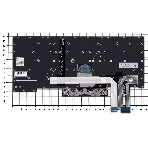 Клавиатура для ноутбука Lenovo ThinkPad X1 Extreme 2nd Gen. черная с подсветкой, фото 1