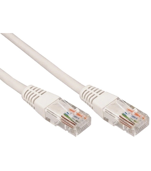 Пaтч-корд U/UTP Rexant, cat.5e, RJ45-RJ45, неэкранированный, PVC серый, 1м