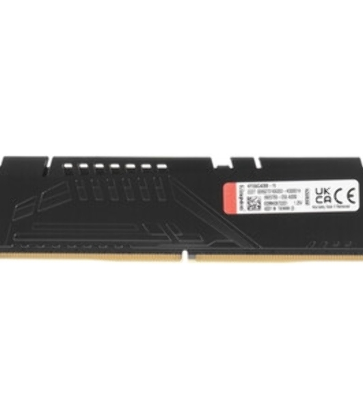 Оперативная память Kingston Fury Beast, DDR5, 16Gb (1x16Gb), 5600MHz, CL40, DIMM, радиатор, RGB, белый