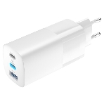 Сетевое зарядное устройство OLMIO 2Type-C/USB, 65W, 6A, QuickCharge3.0, PowerDelivery3.0, GAN, фото7