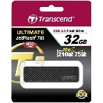 Флешка USB Transcend JetFlash 780 (TS32GJF780), 32Gb, USB 3.0, R/W 210/75, черный/серебристый, фото3