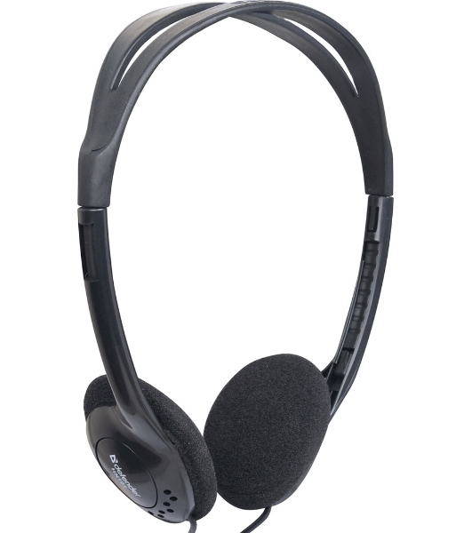 Проводные наушники Defender Aura 101 черный, накладные, Jack 3.5 мм