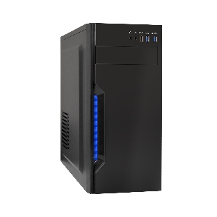 Компьютерный корпус Miditower ExeGate XP-333U Black, ATX, (XP600, Black,120мм), 1*USB/2*USB 3.0, Audio