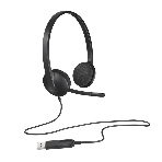 Гарнитура Logitech H340 чёрный, проводная, USB, фото7