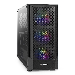 Компьютерный корпус Miditower ExeGate EVO-8227-EVO800 (ATX, БП EVO800RGb с вент. 12 см, 2*USB+1*USB 3.0+HD Audio, черный, 3 вент. RGb, закаленное стекло), фото10