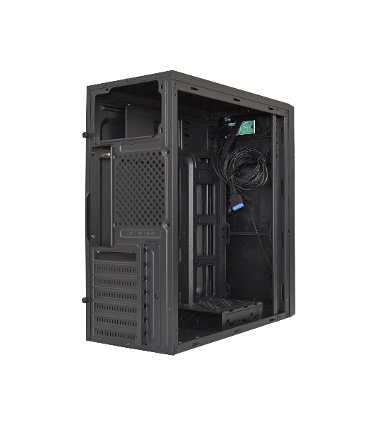 Компьютерный корпус Miditower ExeGate XP-333U Black, ATX, (XP600, Black,120мм), 1*USB/2*USB 3.0, Audio
