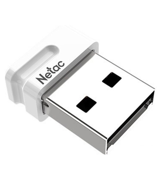 Флешка USB Netac U116 (NT03U116N-032G-20WH), 32Gb, USB 2.0, R/W 70/30, белый