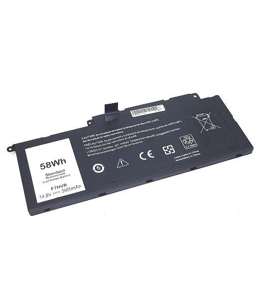 Аккумуляторная батарея для ноутбука Dell F7HVR-4S1P 14.8V 58Wh черный OEM