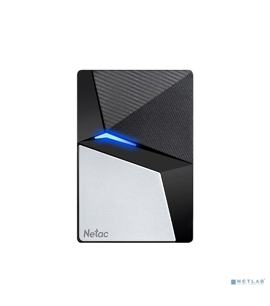 Внешний SSD Netac Z7S, 960 Gb, USB 3.2 Gen 2 Type-C, R/W 550/480, черный