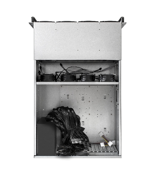 Серверный корпус ExeGate Pro 4U660-HS24 (RM 19', высота 4U, глубина 660, БП 600PAS, 24xHotSwap, USB)
