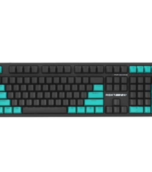 Клавиатура Raskat KM002 проводная, USB Type-A, зелёный
