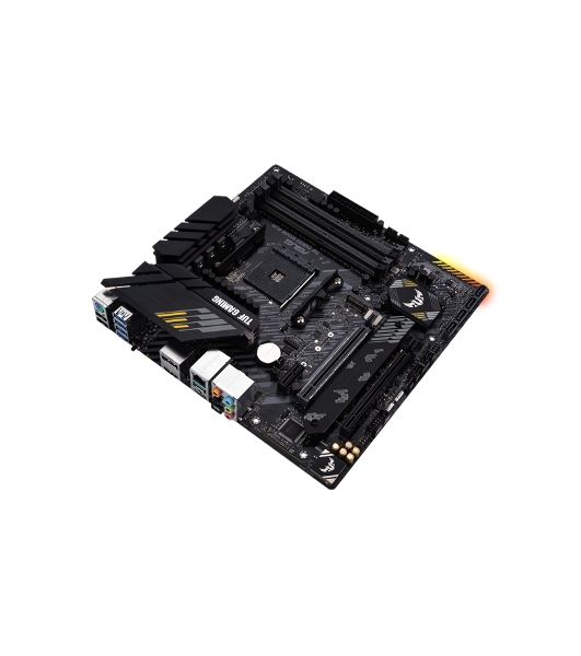 Материнская плата ASUS TUF GAMING B550M-PLUS, AM4, AMD B550, 4xDDR4, 4xSATA, 2xM.2, 1xPCIe 4.0 x16, 1xPCIe 3.0 x16, 1xPCIe x1, 1xHDMI, 1xDP, 1x 2.5Gb LAN, 4xUSB-A 3.2 Gen 1, 1xUSB-A 3.2 Gen 2, 2xUSB-A 2.0, 1xUSB-C 3.2 Gen 2, 5x3.5 мм, 7.1, mATX