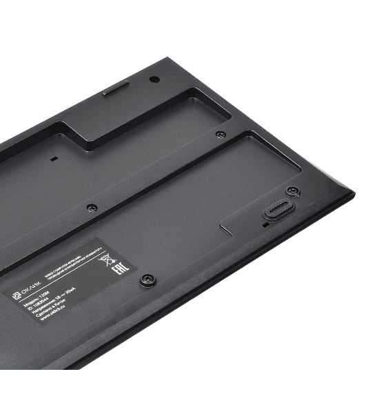 Клавиатура проводная Oklick 120M, USB, черный