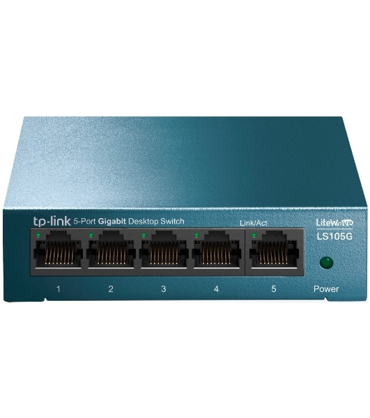 Коммутатор TP-Link 5 ports Giga Unmanagement switch, 5 10/100/1000Mbps RJ-45 ports