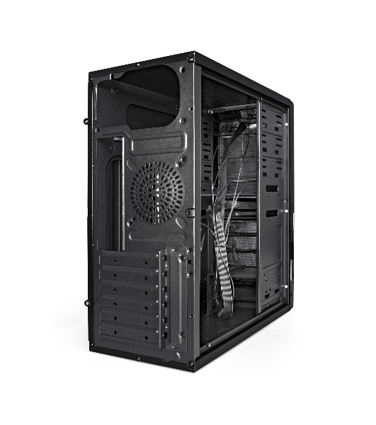 Компьютерный корпус Miditower ExeGate EX293804RUS XP-329S-XP500 (ATX, БП XP500 с вент. 12см, 2хUSB, аудио, черный)