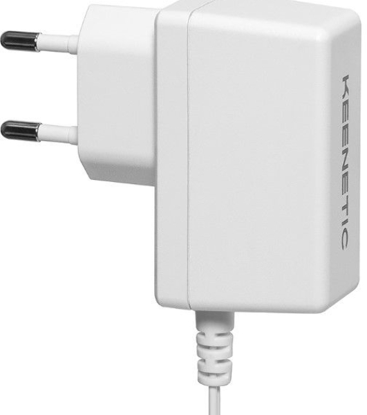 Адаптер питания KEENETIC/Keenetic PA10 (KPS-1210) Адаптер питания от сети 100–240 В, постоянное выходное напряжение 12 V с током до 1,0 A, для Keenetic c напряжением питания 9 или 12 В и током до 1.0 А