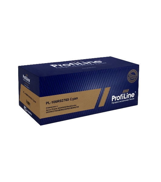 Картридж лазерный ProfiLine PL-106R02760 для принтеров Xerox Phaser 6020/6022/WorkCentre 6025/6027 Cyan 1000 копий