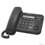 Телефон проводной Panasonic KX-TS2358RUB черный АОН,Caller ID,ЖКД,блокировка набора,выключение микрофона,кнопка 'пауза', фото5