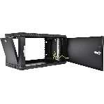 Шкаф телекоммуникационный настенный разборный ЦМО ЭКОНОМ 6U (600 x 520) дверь металл, черный (ШРН-Э-6.500.1-9005), фото9