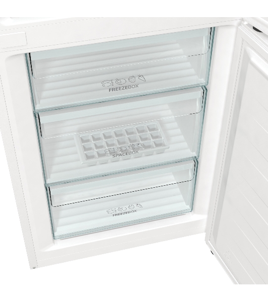 Холодильник Gorenje NRK6191EW4 белый двухкамерный 203/99л морозилка снизу