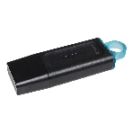 Флешка USB Kingston DataTraveler Exodia (DTX/64GB), 64Gb, USB 3.2 Gen 1, R/W 200/60, черный/бирюзовый, фото14