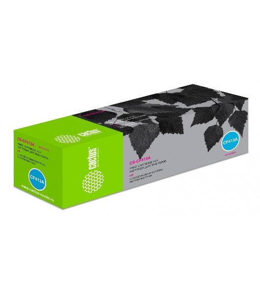 Картридж лазерный Cactus CS-CF413A пурпурный (2300 стр.) для HP LJ M452DW/DN/NW, M477FDW/M477FDN/M477FNW