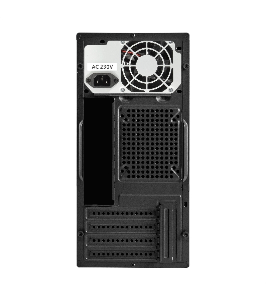 Компьютерный корпус Minitower ExeGate BAA-308MU2-AA500 (mATX, БП AA500 с вент. 8см, 1хUSB+2хUSB 3.0, HD Audio, черный)