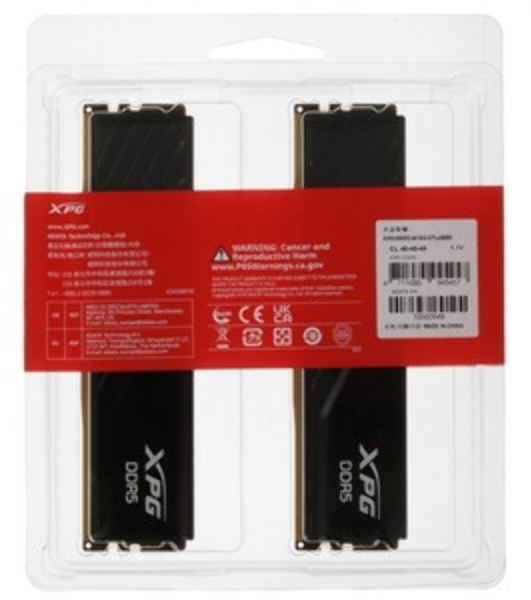 Оперативная память XPG Lancer Blade, DDR5, 32GB (2x16GB), 5600MHz, CL46, DIMM, с радиаторами, черный