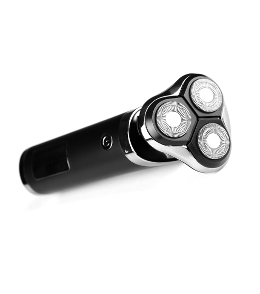 Электробритва Centek CT-2175 (черный) ротор 4D, влажное бритье, 3 плав.головки, USB, зарядка 1 час, подставка