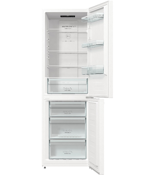 Холодильник Gorenje NRK6191EW4 белый двухкамерный 203/99л морозилка снизу