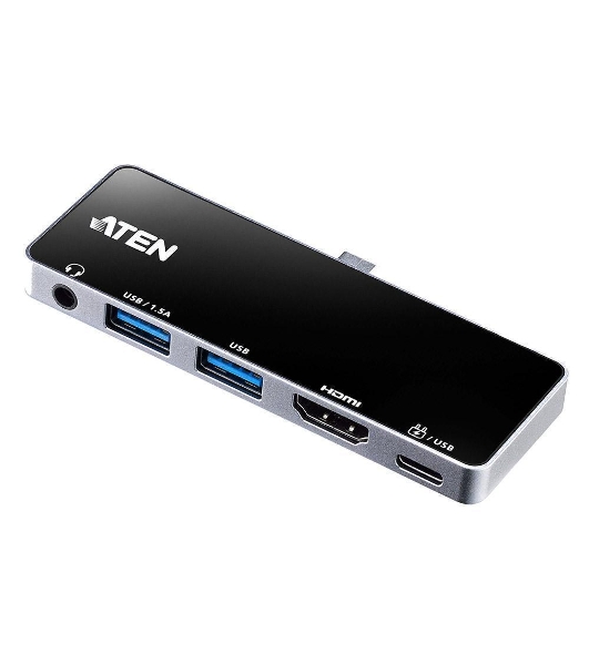 Многопортовая сверх-портативная док-станция ATEN USB-C Travel Dock with Power Pass-Through