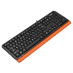 Клавиатура проводная A4Tech Fstyler FKS10, USB, черный/оранжевый, фото7