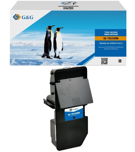 Картридж лазерный G&G GG-TK5240BK черный (4000 стр.) для Kyocera ECOSYS P5026cdn/P5026cdw;ECOSYS M5526cdn/M5526cdw