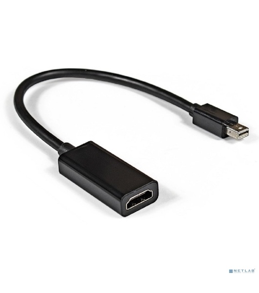 Кабель-переходник ExeGate EX284922RUS miniDisplayPort-HDMI ExeGate EX-mDPM-HDMIF-0.15 (mini20M/19F, 0,15м)