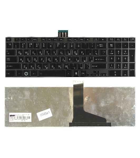 Клавиатура для ноутбука Toshiba Satellite L850 L875 L870 L855 черная c черной рамкой