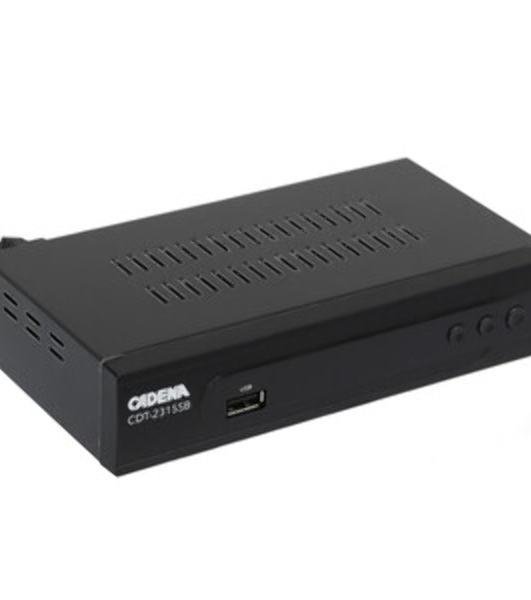 Приставка для цифрового ТВ Cadena CDT-2315SB черный, DVB-T2, DVB-T, HDMI, USB 2.0
