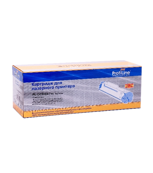 Картридж лазерный ProfiLine PL-CC532A/718 для принтеров HP CLJ CP2025n/CP2025dn/CP2025x/CM2320n/CM2320nf/CM2320fxi/Canon LBP-7200C/7210CDN/MF8350CDN Yellow 2800 копий
