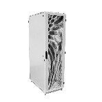 Шкаф коммутационный ЦМО ШТК-М-42.6.8-4ААА 42U 600x820 мм пер. дв. перфор. задн. дв. стал. лист 2 бок. пан. направл. под закл. гайки 550 кг серый, фото 1